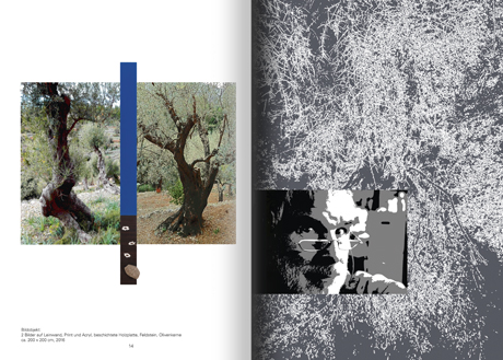 Auswahl von Seiten aus dem Künstlerbuch: Toskana-Projekt - © Sasssigurd